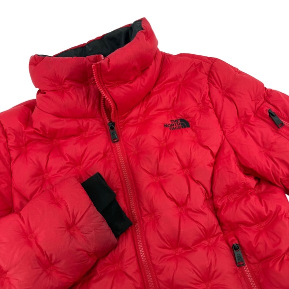 The North Face Jackets & Blazers - The North Face Womens Red 550 Down Fill Puffer Jacket Size M Flawed
